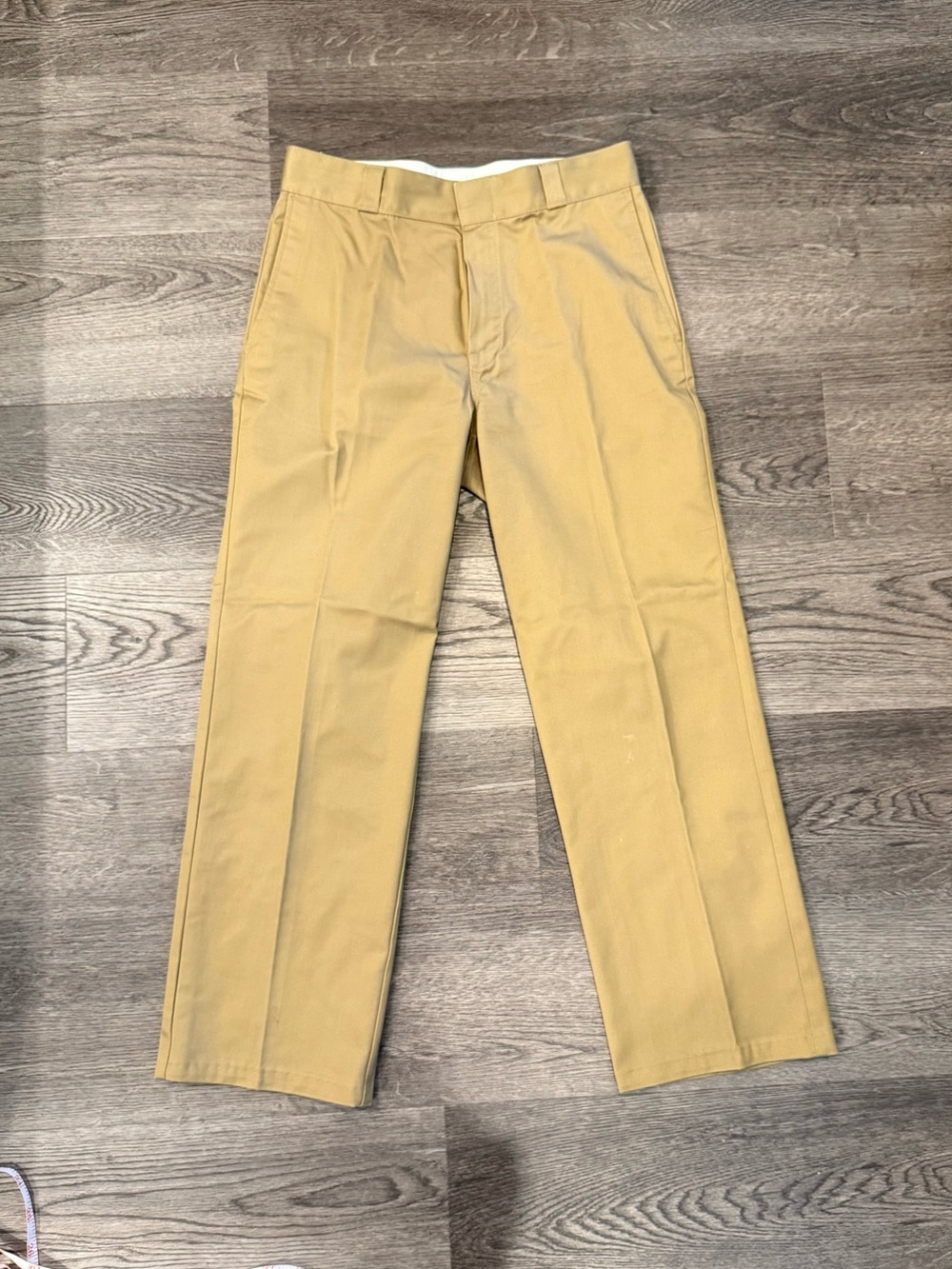 Tailored khaki pants